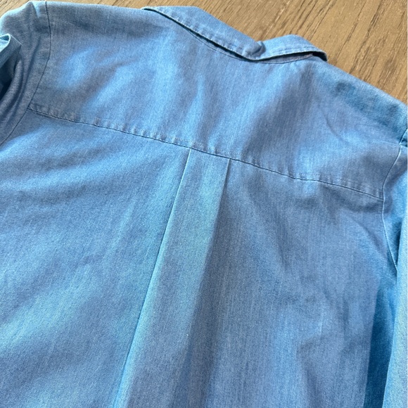 Luxology Denim Tunic Top Size 10 - Picture 9 of 9